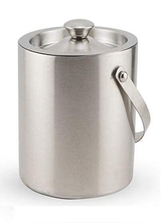 جاردن أوف آرت دلو ثلج من الفولاذ المقاوم للصدأ من جاردن أوف آرتس، دلو ثلج مزود بملقط للسفر، سعة 1.5 لتر، دلو بغطاء محكم الإغلاق - Image 2